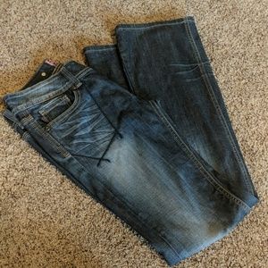 ReRock for Express Bootcut jeans. Size 4/27 32in